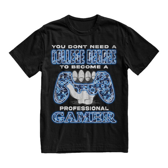 Funny Gamer Shirt - Kids Gaming T- Shirt - Gamer Gifts for Him