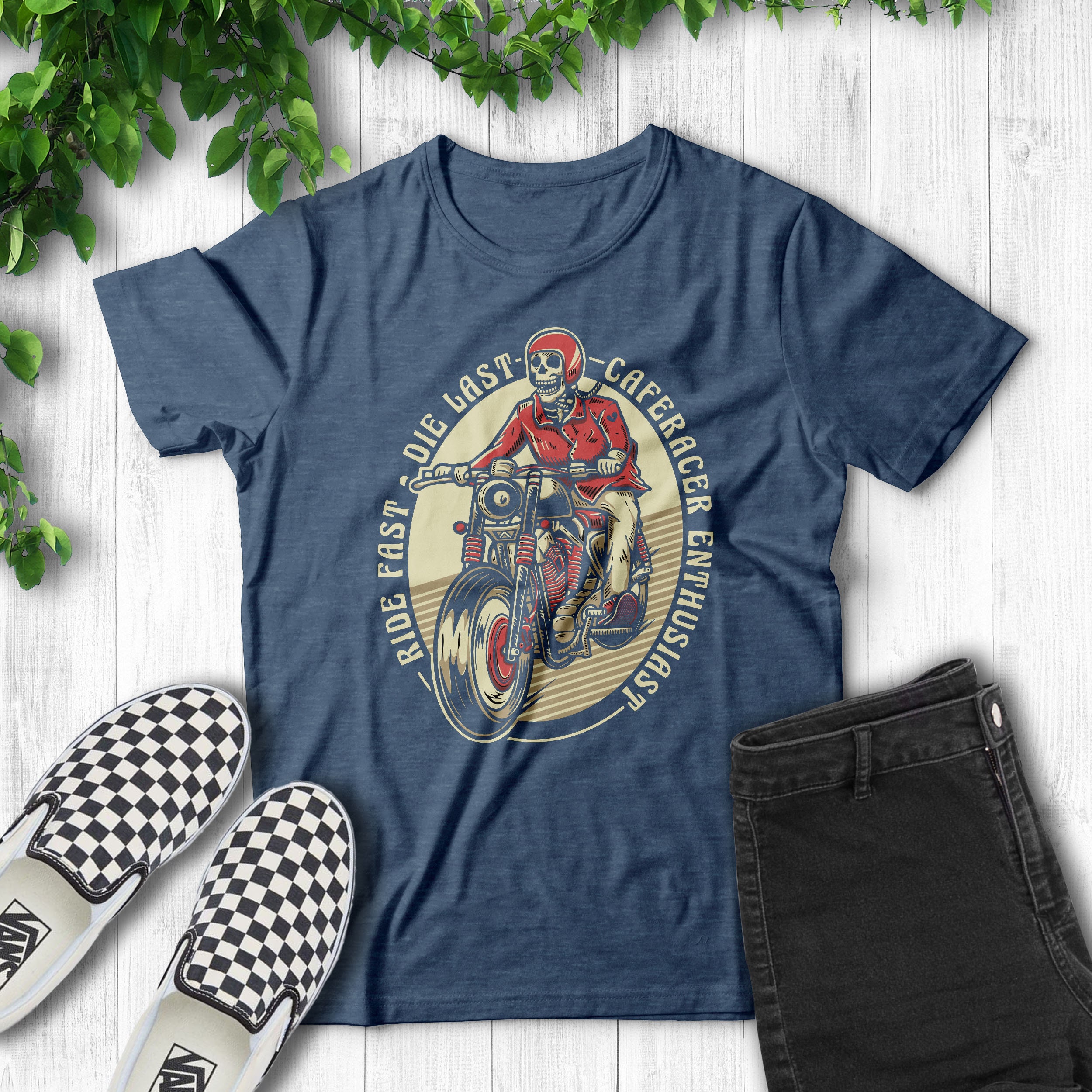Vintage Cafe Racer T-shirt, Motorcycle Graphic Tees - Etsy