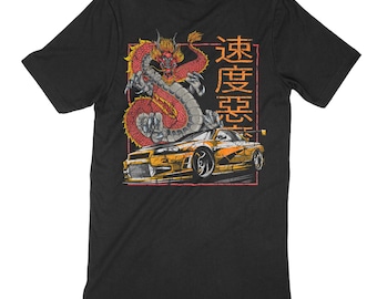 Trendy Streetwear T-Shirt - Retro Graphic Tees For Men - Vintage JDM Design