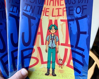 A Spontaneous Day in the Life of Jamie Blue: Physical Comic Book | Cosplay | Fanart | Anime