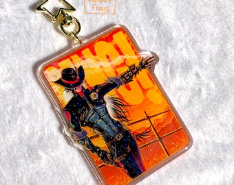 Boothill Glitter Epoxy Keychain | Honkai Star Rail HSR Acrylic Charms