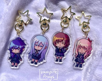 Nightcord at 25:00 Keychains / 25-ji acrylic charms pjsekai / hatsune miku project sekai / kanade mafuyu ena mizuki / kanamafu mizuena chibi