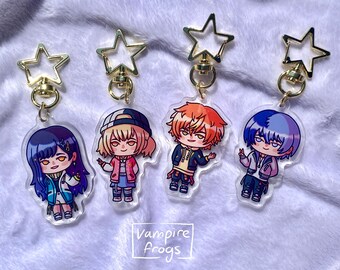 Vivid Bad Squad Keychains / vbs acrylic charms pjsekai / hatsune miku: project sekai / akito toya an kohane / anhane akitoya chibi