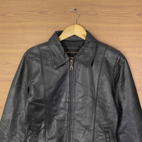 Rare!! Grace A Monde Italy Mode Leather Jacket / Size… - Gem