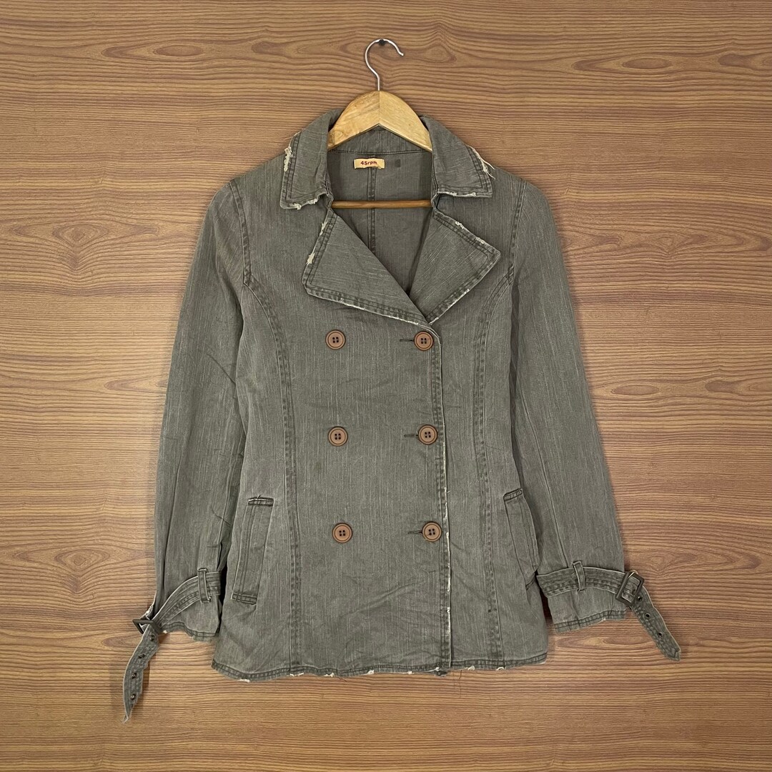 Pick 45rpm Denim Jeans Jacket Button Street Fashion Japanese Brand