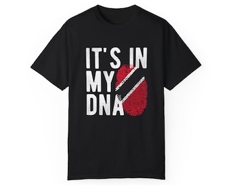 Trinidad y Tobago en mi ADN, remera con refranes caribeños, remera para amantes de la soca, remera festiva, orgullo caribeño, regalo para amantes de la soca, soca