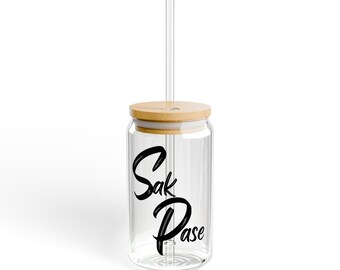 Sak Pase, Karibische Sprüche Glasbecher, Caribbean Essential, Caribbean Kultur