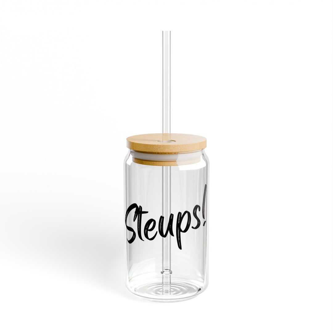 Steups Steups, Caribbean Sayings Glass Tumbler, Fete Essential, Caribbean ...