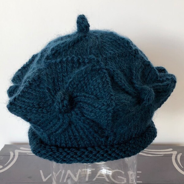 Knit Crown Hat Etsy