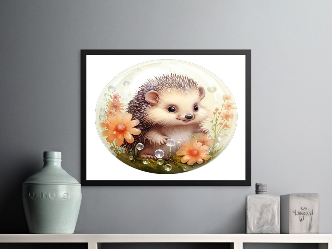 Hedgehog Wall Art main image 1