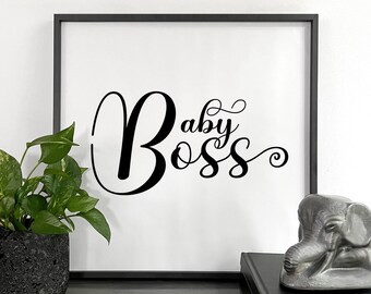 Boss Baby Digital Print
