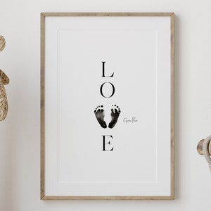 Love Footprints - Digital Print