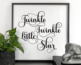 Twinkle, Twinkle Little Star - Digital Print