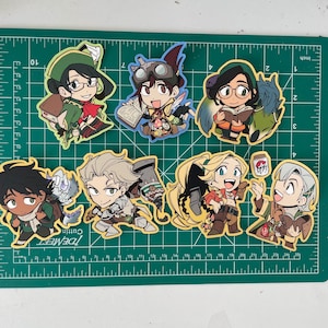 Monster Hunter 3&quot; vinyl stickers