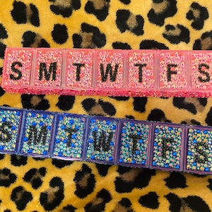 Blinged Pill Organizer