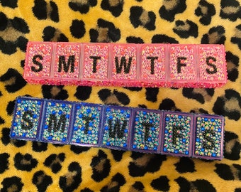 Blinged Pill Organizer