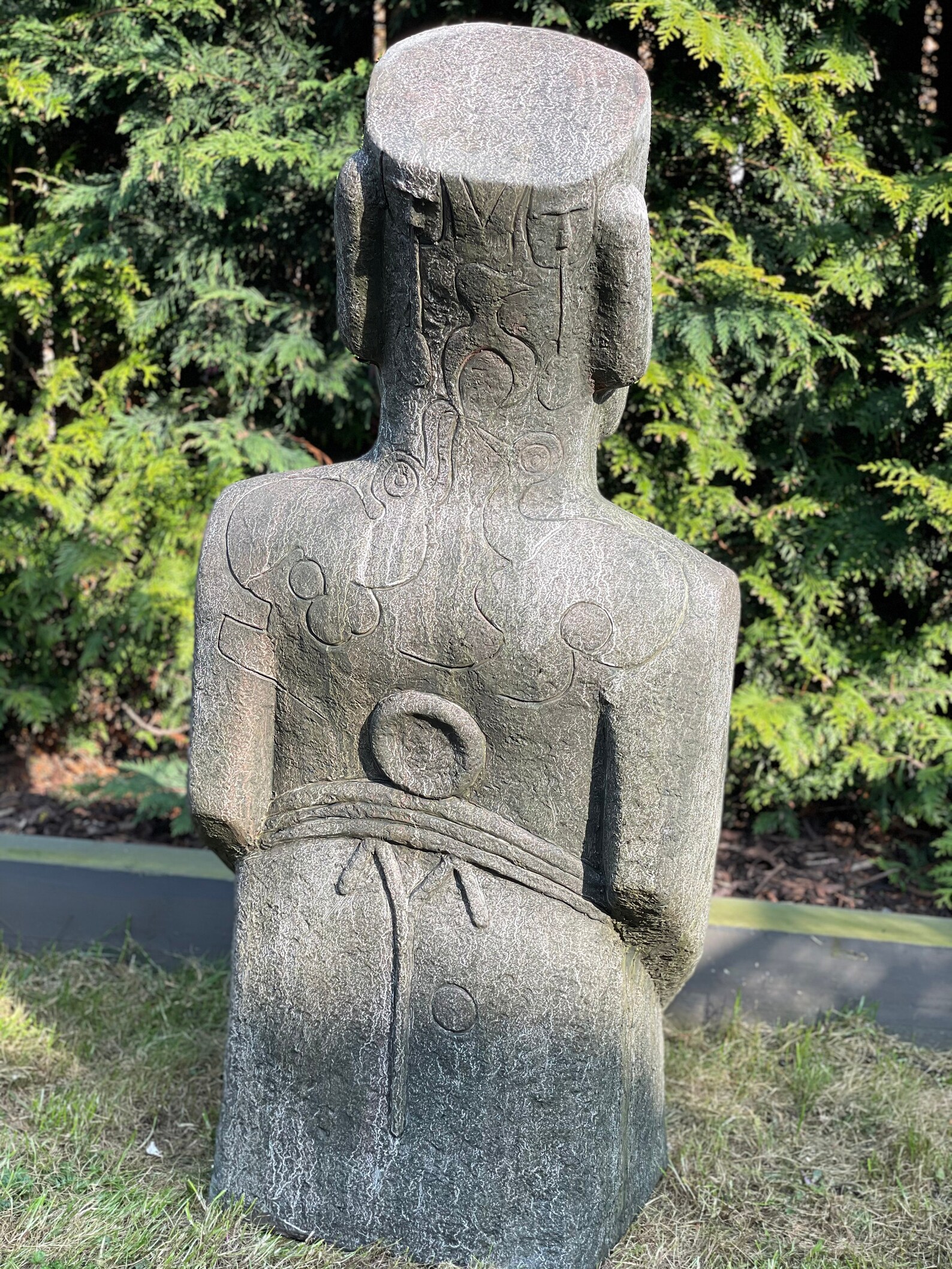 Easter Island Garden Statue Etsy UK