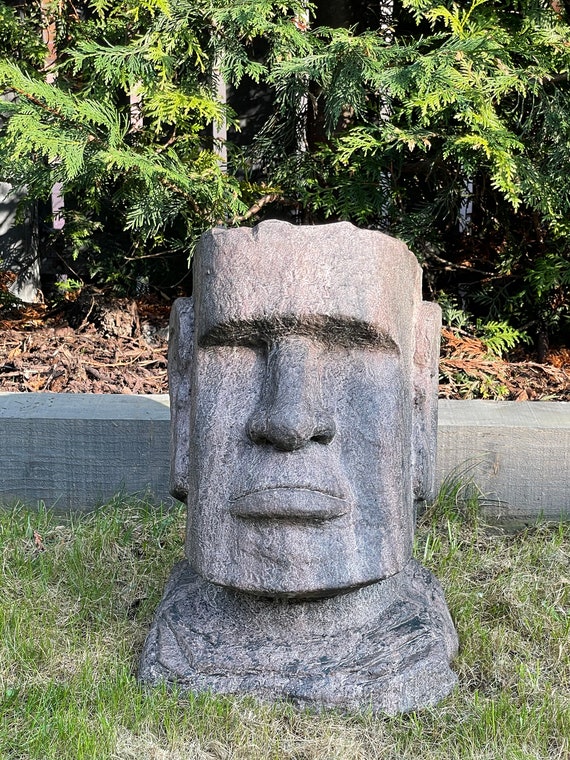 Easter Island Garden Statue Etsy