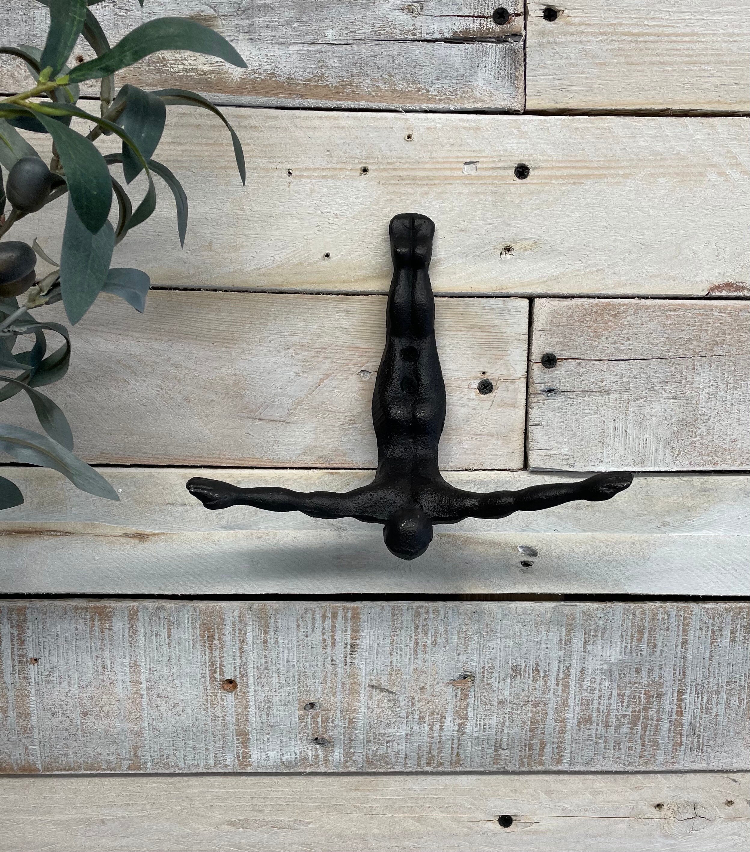 diving man wall hook