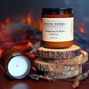Classic Scent/ Organic Soy Wax Candles / 7.5oz Jar Candle