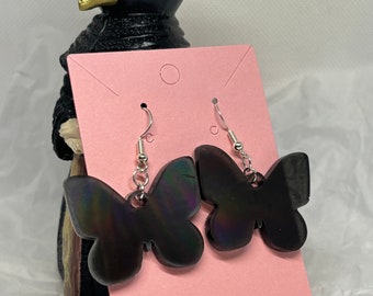 Butterfly Earrings (Black)