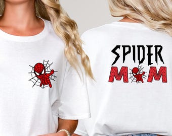 Custom Family Spider Birthday Shirt, Spider Dad, Spider Mom Shirt,Family Matching Shirts,Spidey Shirt,Spidey Family Tee,Spiderman Family Tee