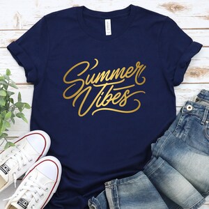 Summer Vibes Tshirt, Summer Vibes Shirt, Trendy Summer Cotto Tshirts, Summer Beach Shirt, Family Cruise Shirts, Cruise Tshirt, Beach Shirts