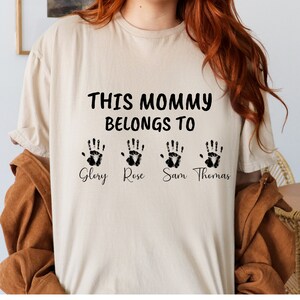 This Mummy Belongs To Custom Shirt, Mama with Kids Names, Personalized Mothers Day Sweatshirt, Gift for Mom, Mothers Day Hoodie, Unique Gift