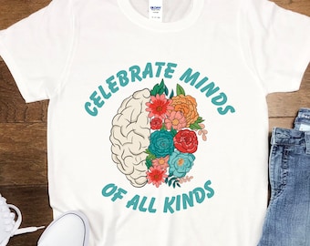 Autism Awareness T-shirt, ABA Therapist Shirt, Autism Awareness Shirt, Neurodivergent Shirt, ADHD Shirt, Inclusion Shirt, Mental Health Tee