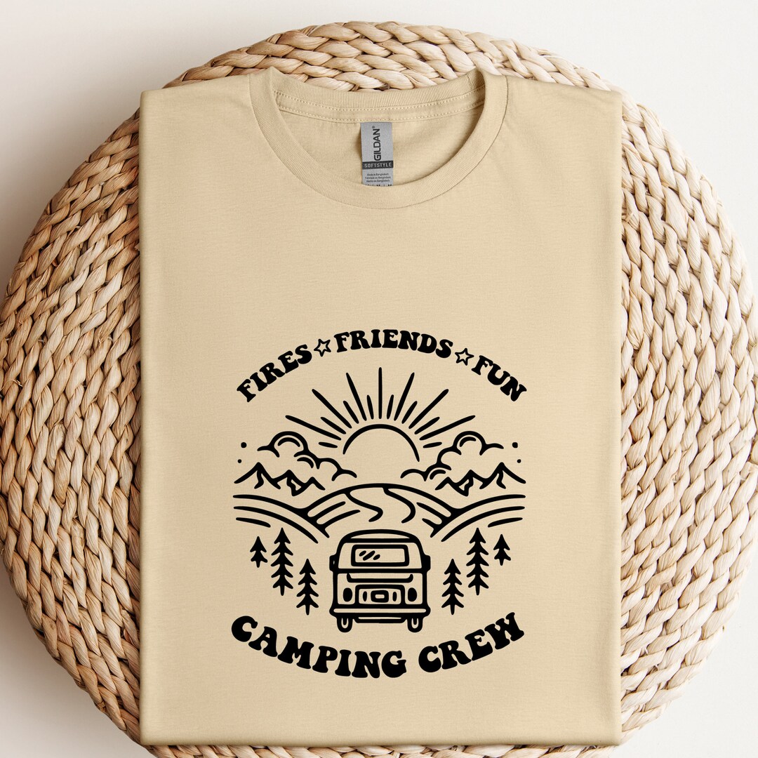Trendy Camping Crew 2024 Shirts,family Camping Shirt,camping Crew Shirt
