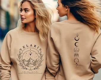Trendy Velaris Sweatshirt, Velaris City Of Starlight Sweatshirts, The Night Court Shirt,SJM Merch Shirt, City of Starlight Sweater