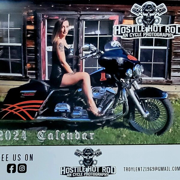 Motorcycle Calendar 2024 Etsy
