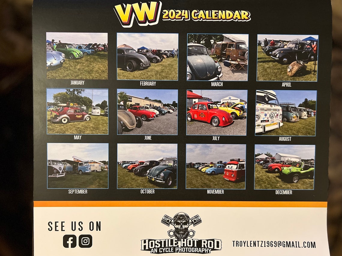 2024 VW CALENDARS Etsy