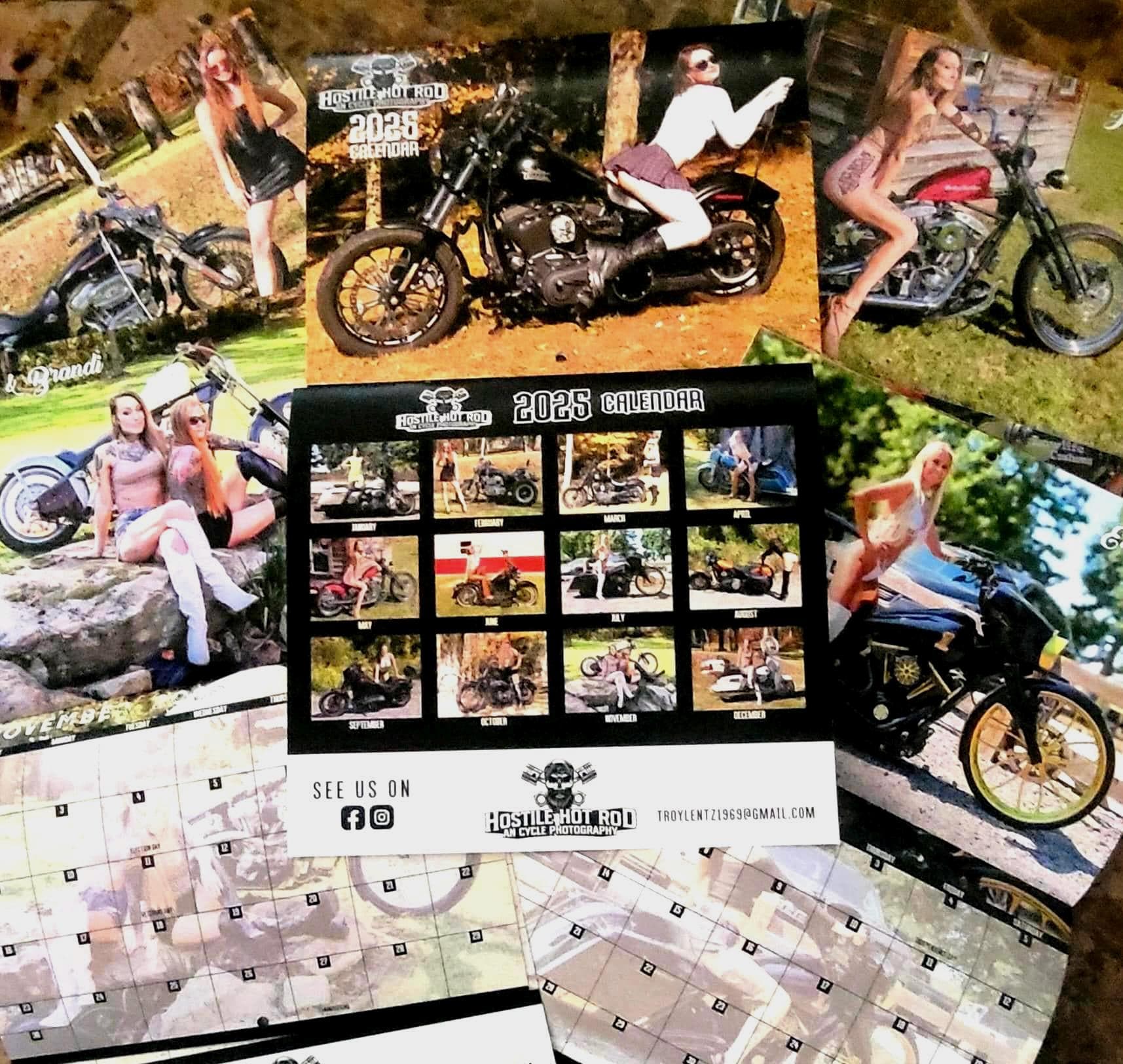 Harley Men Calendar Harley Calendar Etsy