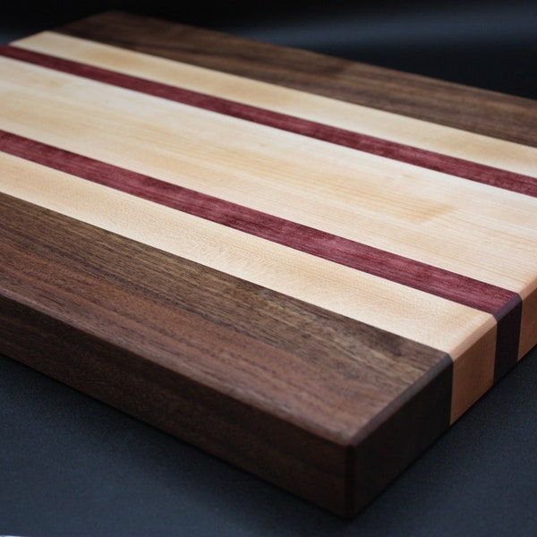 Handcrafted Wood Cutting Board, Medium Size 16x12, 1 1/2 inches thick