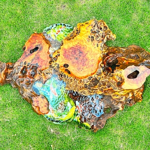 Koi Fish Resin Coffee Table | Handmade Resin Table | Resin Dining Table | Koi Fish Resin Dining Table | Unique Resin Table | Koi Resin Table