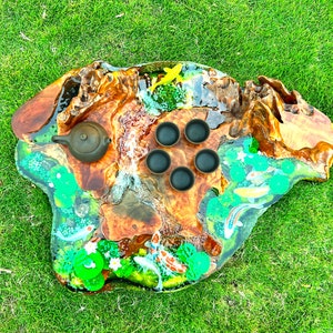 Koi Fish Resin Coffee Table | Handmade Resin Table | Resin Dining Table | Koi Fish Resin Dining Table | Unique Resin Table | Koi Resin Table