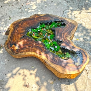 Koi Fish Resin Epoxy Coffee Table | Rectangle Resin Epoxy Coffee Table | Koi Fish Wood Resin Coffee Table | Unique Resin Epoxy Table