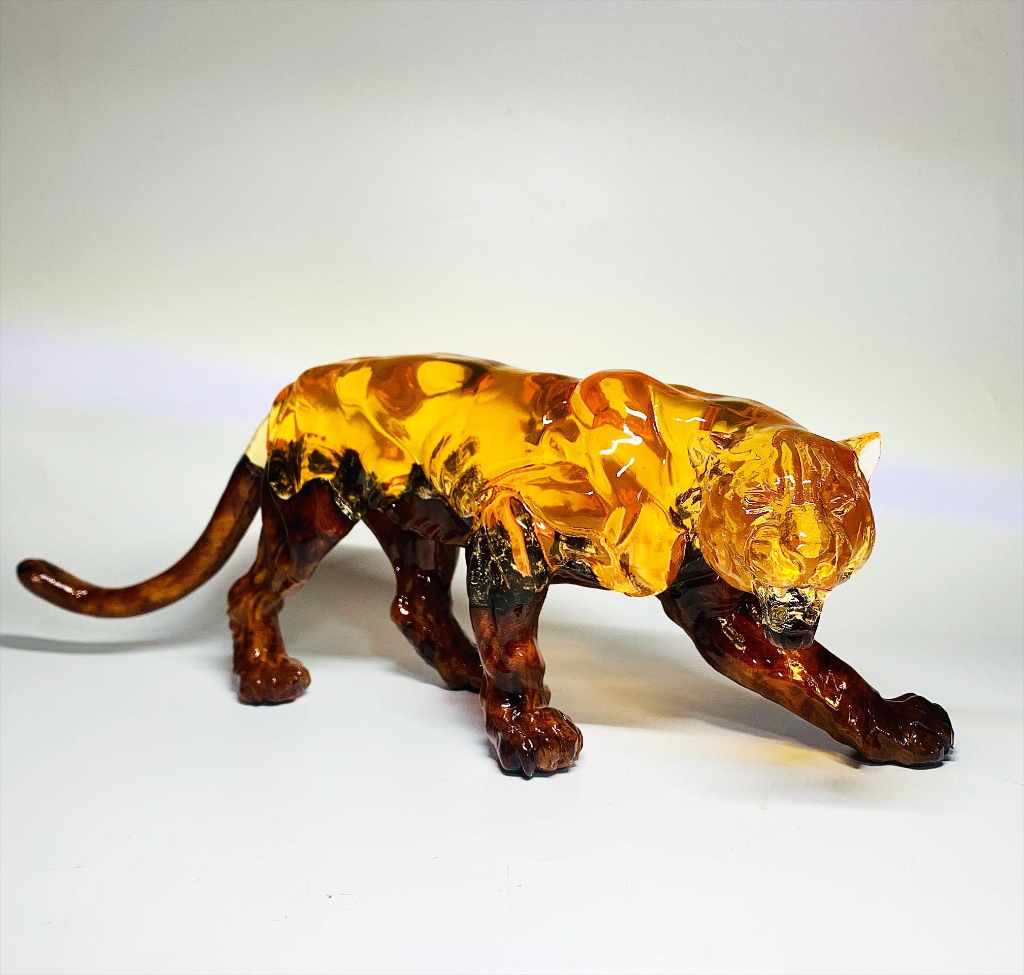 魔除け骨董品ライオンの木製彫刻 2体セット Wood lion sculpture - Etsy 日本