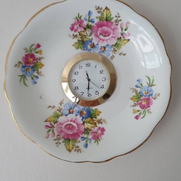 Ceramic Plate Clock - Etsy UK
