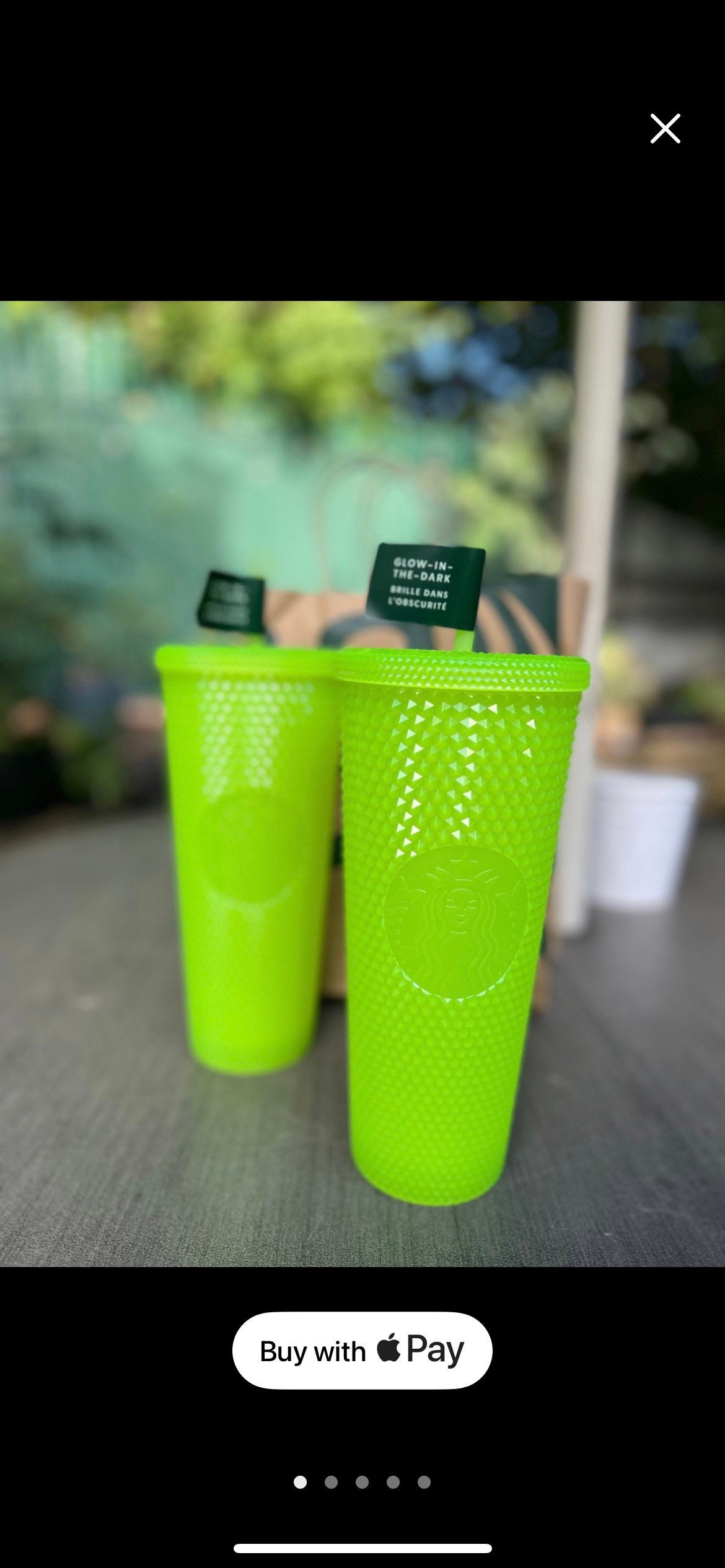 Starbucks Glow In The Dark Studded