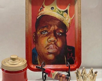 Juego de bandejas para liar de 4 piezas Biggie Smalls