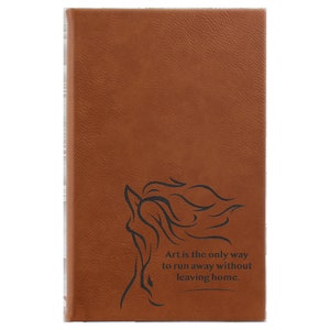 Rawhide Laserable Leatherette Sketch Book-Unlined Paper