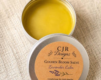 Lavender Calm Salve | Botanical Muscle Relief Balm, Small Batch Canadian Made