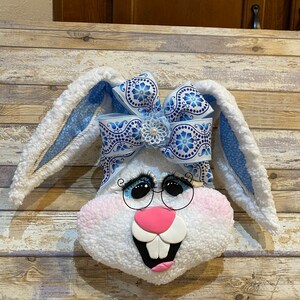 Wreath attachment, Easter bunny attachment, Easter wreath, spring wreath, swag attachment, Easter bunny egg wreath attachmen.