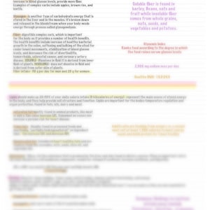 Nursing School/ ATI/ NCLEX Prep Study Guide- Nutrition