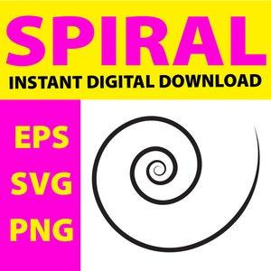 Spiraal SVG-bundel, spiraal gesneden bestanden, spiraal overzicht SVG, spiraal vectorbestanden, spiraal illustraties, spiraal png, gesneden bestanden voor Cricut silhouet