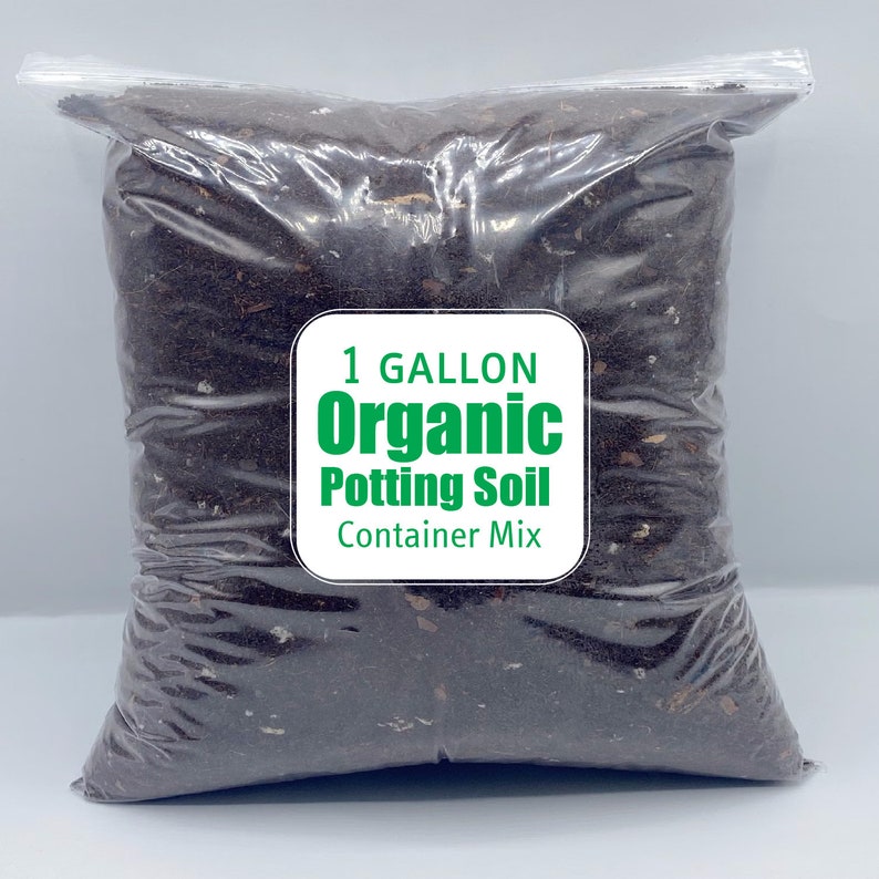 Soil Container Label 1 Gallon Organic Potting Soil Container Mix With Miracle Gro - Etsy