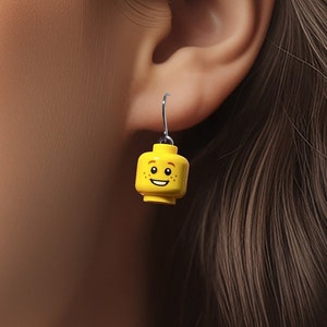 LEGO Oorbellen - Minihoofd