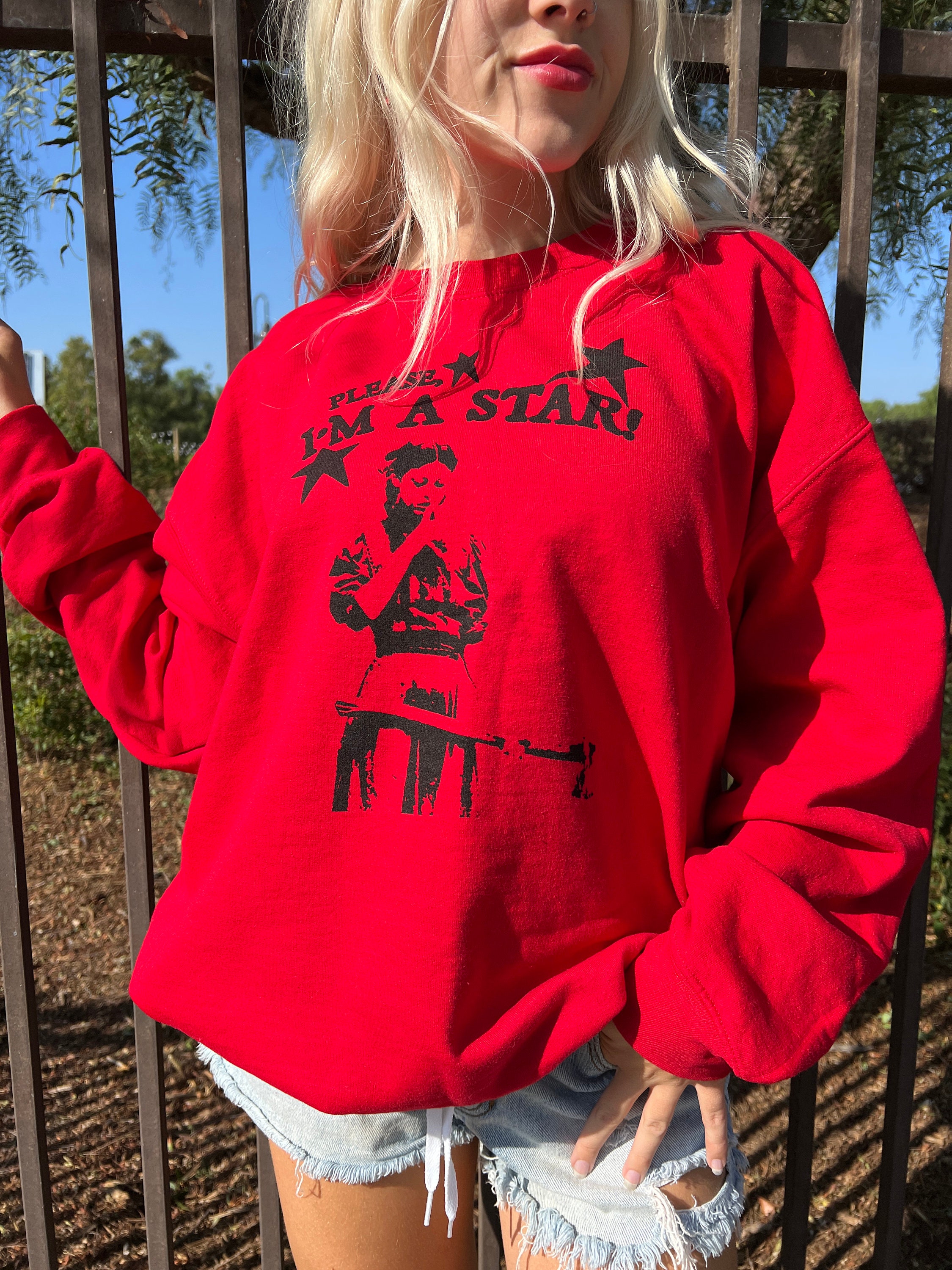 Pearl Inspired Crewneck Sweatshirt Graphic Maxine X Horror Movie Halloween